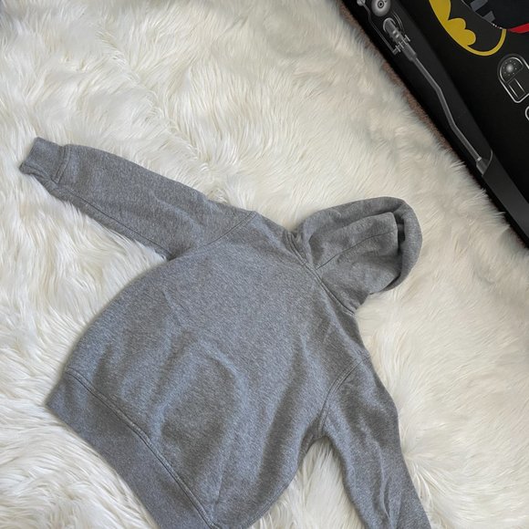 Kid's Grey Signature Gap Hoodie - Picture 6 of 7